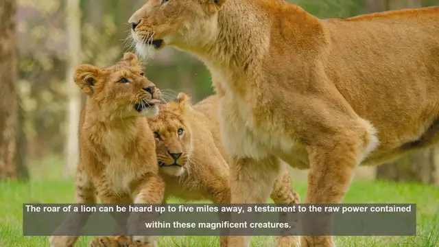 Video thumbnail for 10 Surprising Facts About Lion Strength