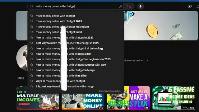 Video thumbnail for 9 Laziest Ways to Make Money Online with ChatGPT Easy ($100_Day)