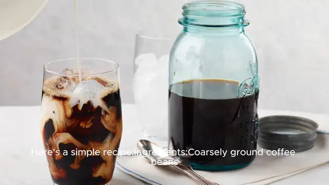 Video thumbnail for Cold brew recipe