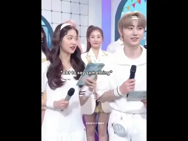 'Video thumbnail for Jangkku having a small convo until they saw the cam zoom out 😭😭 #jangkku #sunghoon #wonyoung'