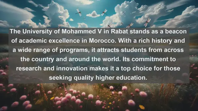 Video thumbnail for Exploring Academic Excellence: Top 10 Universities in Morocco Unveiled!