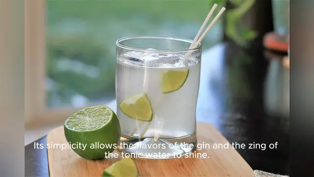 Video thumbnail for gin and tonic recipe