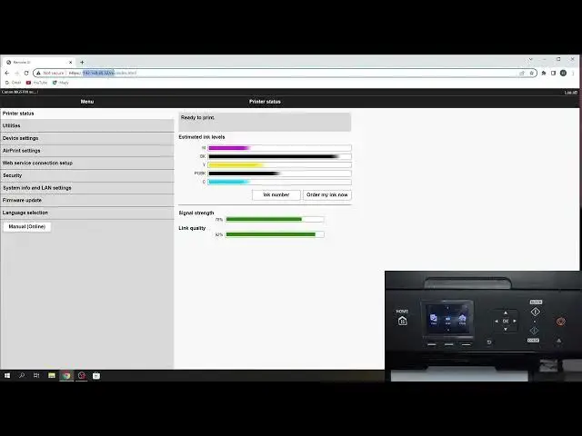 Video thumbnail for How to Change Canon's MG5700 series network name using EWS / Canon Pixma name changing on MG5750