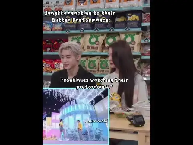 'Video thumbnail for Jangkku complimenting each other Meanwhile the MC: 🤣🤣 #sunghoon #wonyoung #jangkku'