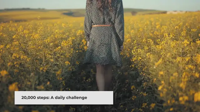 Video thumbnail for 30-Day Challenge: Walking 20,000 Steps Daily