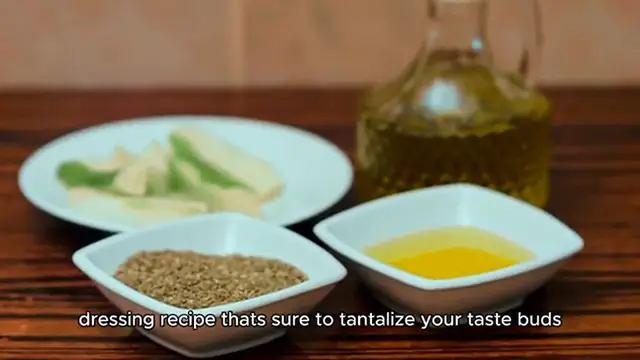 Video thumbnail for Balsamic salad dressing recipe