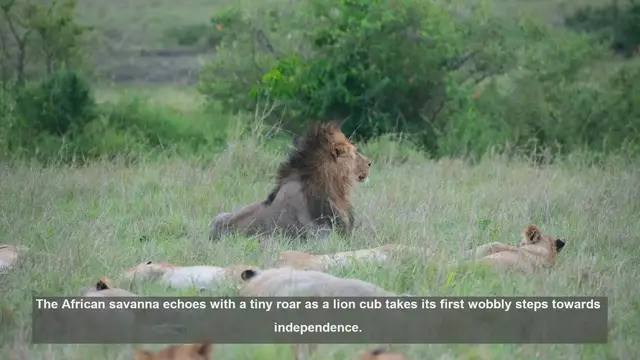 Video thumbnail for 10 Key Stages in a Lion Cub's Growth: From Birth to Independence