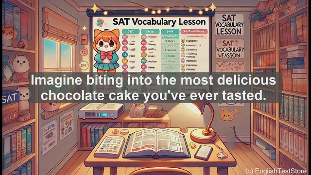 Video thumbnail for 5000 Must Know SAT Vocabulary - Delectation: The Word for Pure Pleasure and Enjoyment