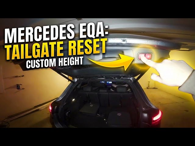 Video thumbnail for MERCEDES-BENZ EQA – How to Reset Custom Tailgate Opening Height