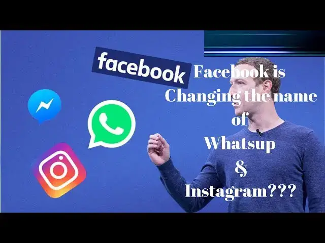 Video thumbnail for Facebook is Changing the name of Instagram & Whatsup ???