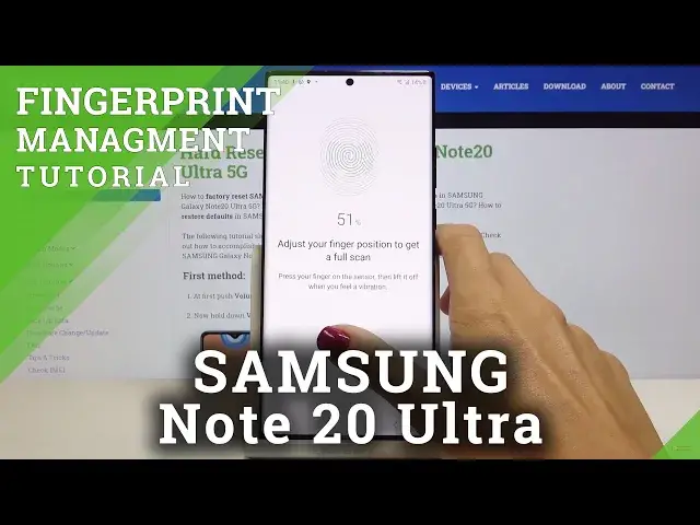Video thumbnail for How to Set Up Fingerprint Lock in SAMSUNG Galaxy Note 20 Ultra – Add Screen Lock