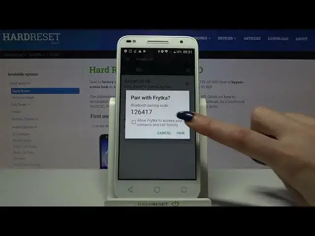 Video thumbnail for How to Connect ALCATEL U5 HD With Bluetooth Device – Bluetooth Connection