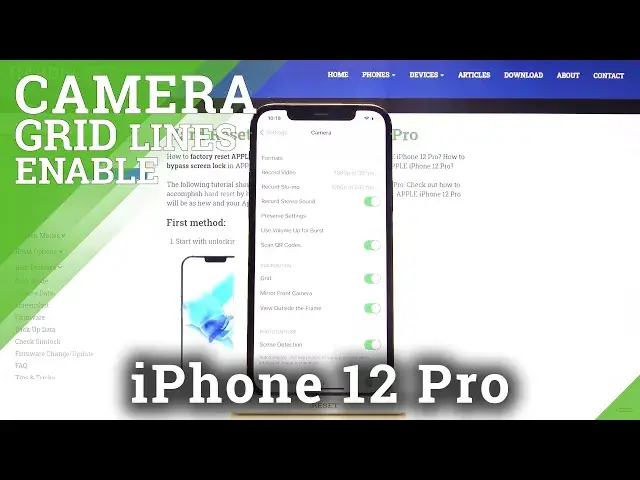 Video thumbnail for How to Enable Camera Gridlines on iPhone 12 Pro – Turn On / Turn Off Orientation Lines