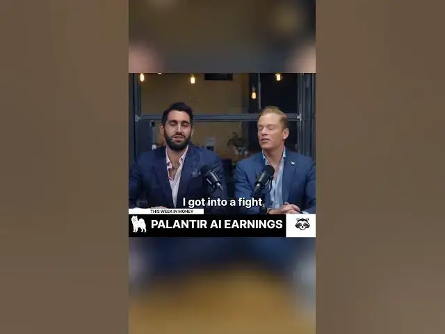 Video thumbnail for REACTING TO PALANTIR Q2 EARNINGS REPORT 🔥🤖