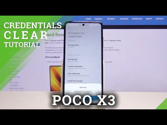 'Video thumbnail for How to Delate All Licenses in POCO X3 - Clear Credentials'