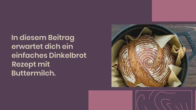 Video thumbnail for Einfaches Dinkelbrot mit Buttermilch