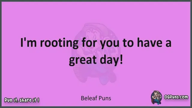 Video thumbnail for Beleaf - Jokes, Puns, Wordplays, and Laughter