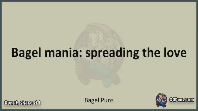 Video thumbnail for Bagel - Jokes, Puns, Wordplays, and Laughter