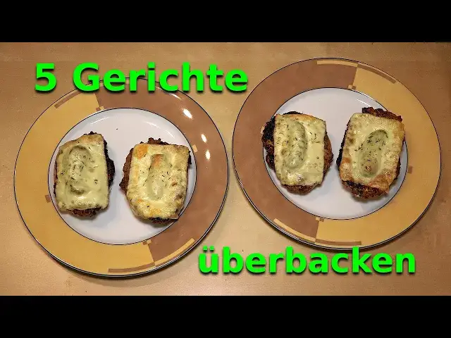 Video thumbnail for Toast, Tomaten, Pilze, Hack, Salami überbacken