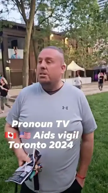 'Video thumbnail for AIDS VIGIL TORONTO '