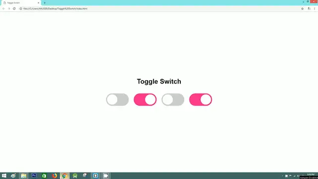 Video thumbnail for CSS Toggle Switch _ On Off Button Design Using HTML And CSS _ 4 Minutes Tutorial