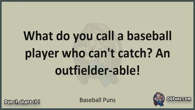 Video thumbnail for Baseball - Jokes, Puns, Wordplays, and Laughter