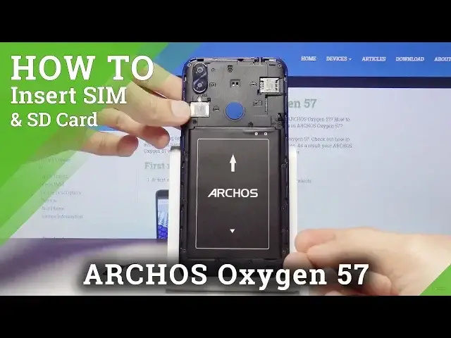 Video thumbnail for How to Install Nano SIM and Micro SD Card in ARCHOS Oxygen 57 - Insert SIM & SD