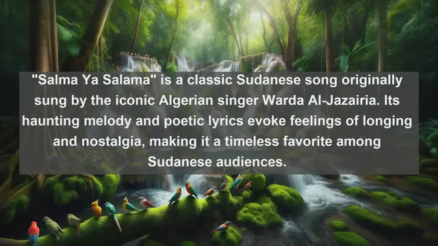 Video thumbnail for Echoes of Elegance: Top 10 Beautiful Sudanese Songs Reflecting the Nation's Musical Richness