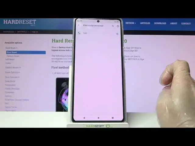 'Video thumbnail for How to Add Bluetooth Device to MOTOROLA Edge 20 – Pair Devices'