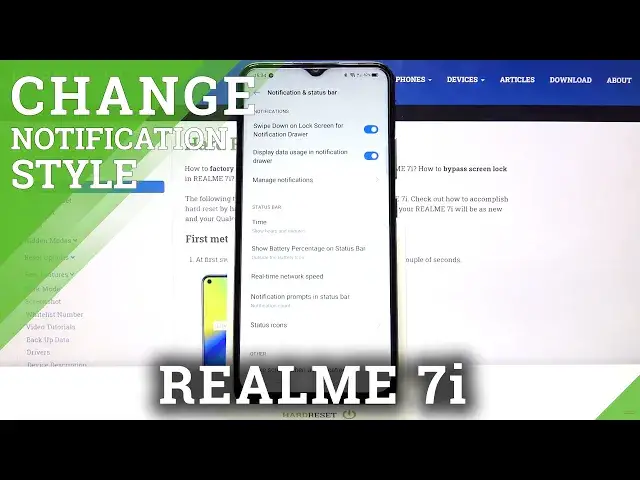 Video thumbnail for How to Change Notification Bar Style in REALME 7i – Notification Bar Options