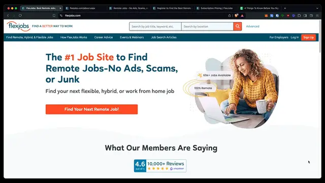 Video thumbnail for Flexjobs Review 2024 - Is Flexjobs Legit_ (Remote Jobs - Work From Home)