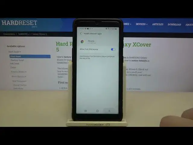 'Video thumbnail for How to Activate Unknown Sources in SAMSUNG Galaxy XCover 5 – Allow App Installation'