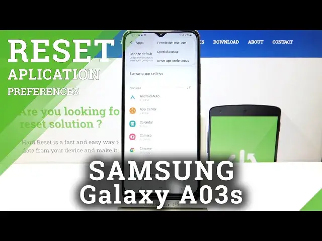 'Video thumbnail for How to Reset App Preferences in SAMSUNG Galaxy A03s – Restore App Defaults'