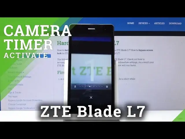 'Video thumbnail for How to Activate Camera Timer in ZTE Blade L7 – Camera Settings'