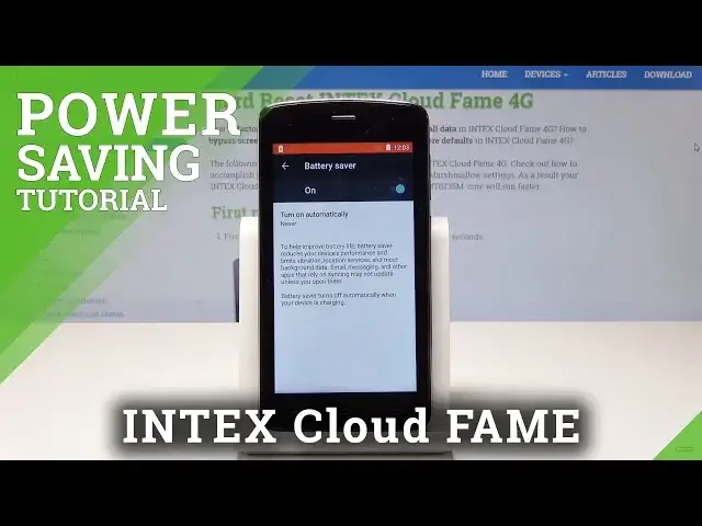 Video thumbnail for How to Activate Power Saver in INTEX Cloud FAME 4G - Extend Battery Life