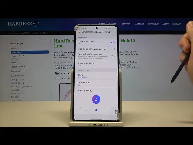 'Video thumbnail for Samsung Galaxy Note 10 Lite   Check Video Quality in Screen Recorder'