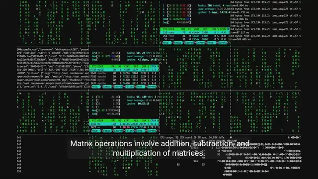 Video thumbnail for Mastering Matrix Operations and Vector Spaces