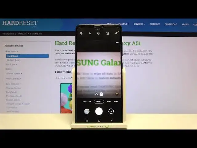 'Video thumbnail for How to Activate Camera Voice Control in SAMSUNG Galaxy A51 – Additional Camera Settings'