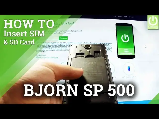 'Video thumbnail for How to Insert SIM & SD in BJORN SP500 - Set Up SIM Card'