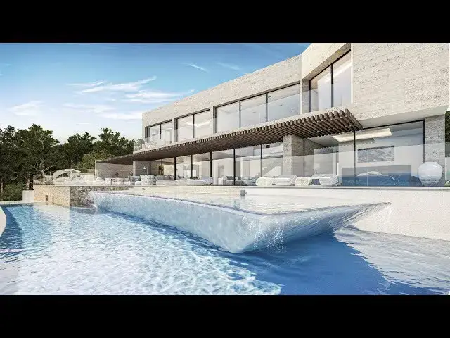 Video thumbnail for COSTA HOUSES · LUJOSA Villa vanguardista con vistas Panoramicas al MAR en PORTICHOL · Javea