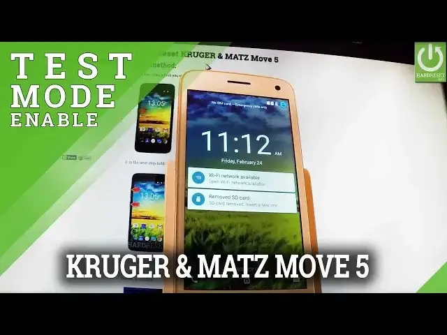 'Video thumbnail for Factory Test Mode in KRUGER & MATZ Move 5 - Chinese Mode'