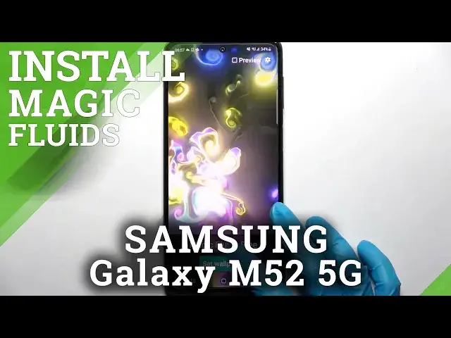 Video thumbnail for How to Download and Apply Animated Wallpaper on Samsung Galaxy M52 5G – Magic Fluids App