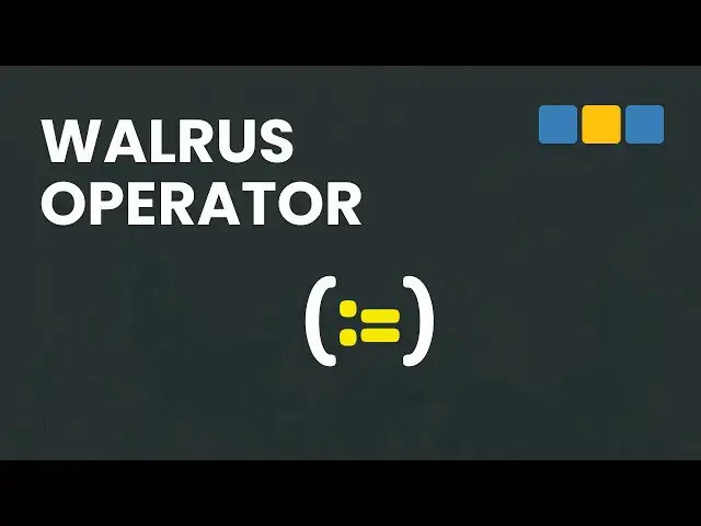 'Video thumbnail for What is the Walrus Operator?'