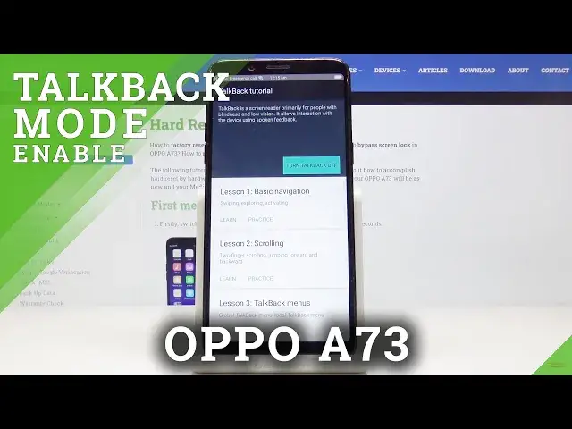 Video thumbnail for How to Enable TalkBack in OPPO A73 – Turn Off Screen Reader
