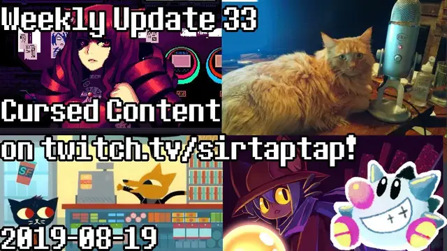 Video thumbnail for Weekly Update 33 | New streams saturday: The Room Tribute, Sonic's Schoolhouse