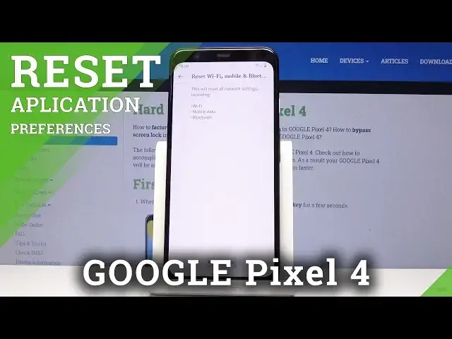 'Video thumbnail for How to Reset Network Settings in GOOGLE Pixel 4 - Restore Network Defaults'