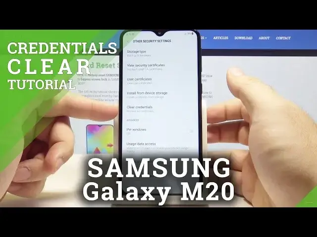 'Video thumbnail for How to Delete Licenses in SAMSUNG Galaxy M20 - Clear Credentials'