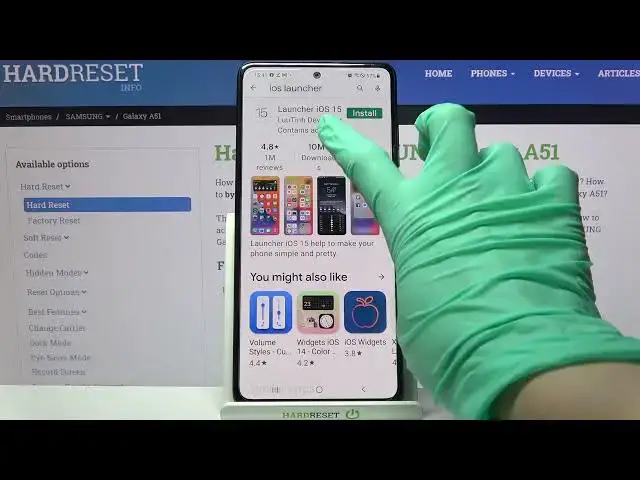 'Video thumbnail for SAMSUNG Galaxy A51 - How to Apply iOS Launcher & Download Apple Layout'