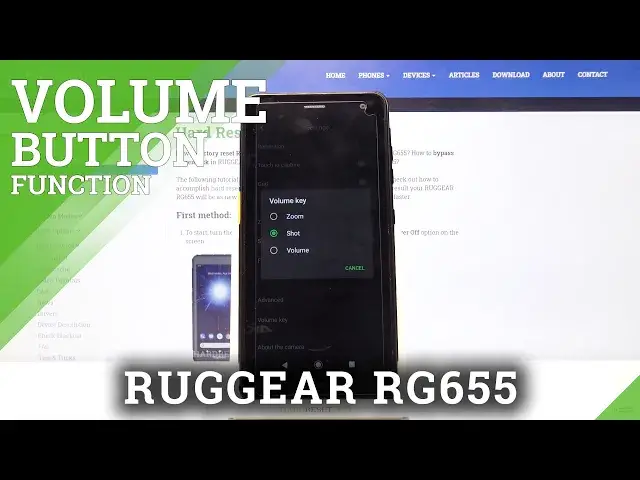 Video thumbnail for How to Set Up Volume Button Function in Camera on RugGear RG655 – Camera Settings