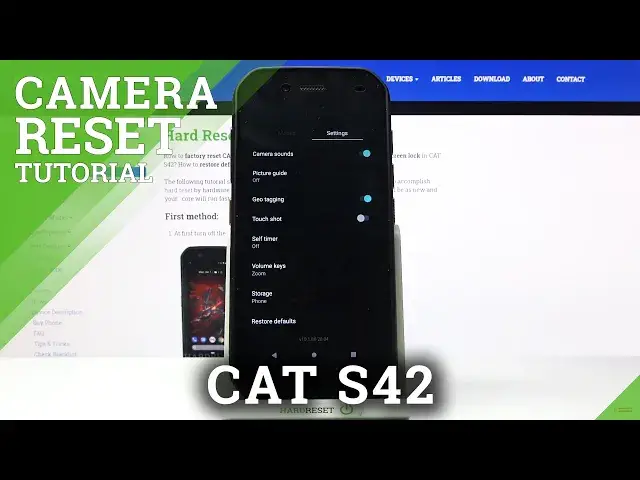'Video thumbnail for How to Reset Camera in CAT S42 – Restore Camera Settings'